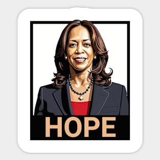 Kamala Harris, Hope Poster Sticker